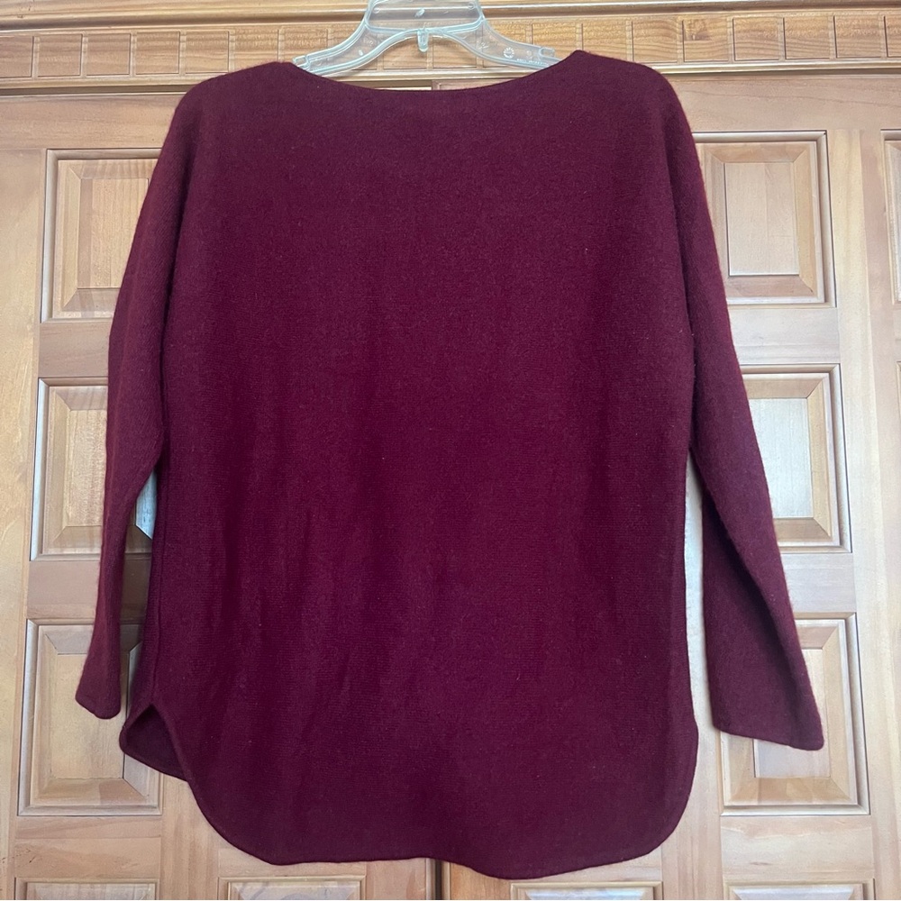 Cashmere Charter Club Luxury Women’s Maroon 100% Cashmere Size S Good Condition - Picture 2 of 5